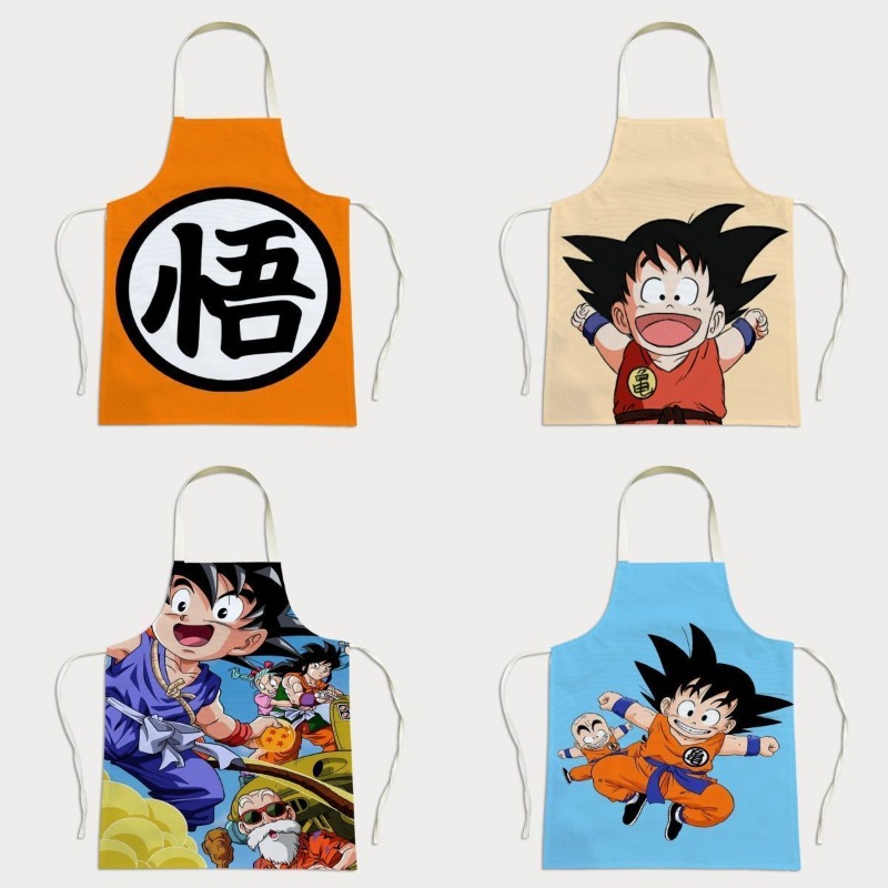 Kawaii Tech Accessories - Dragon Ball Son Goku Cartoon Apron