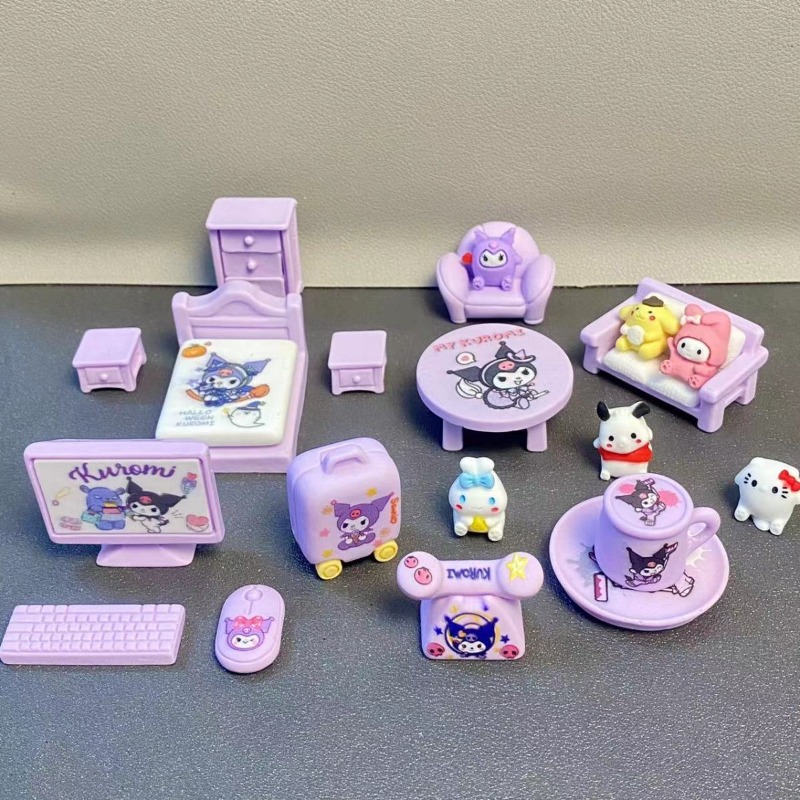 Cute Cartoon Miniature Dollhou - Kawaii Tech Accessories review and price