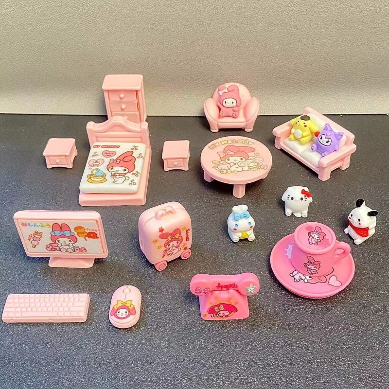 Cute Cartoon Miniature Dollhou - Kawaii Tech Accessories review and price