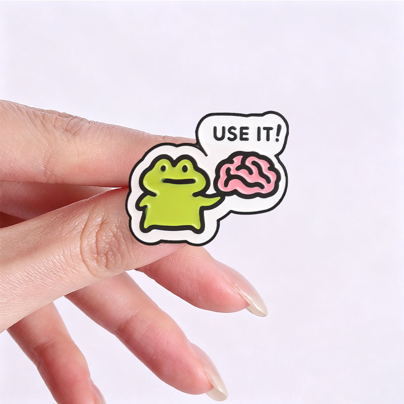 Funny Frog Badges Cute Cartoon - Kawaii Tech Accessories review and price