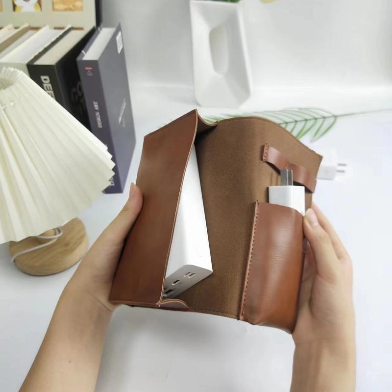 1PC PU Leather Multi-Compartme - Tech Accessories Storage review and price