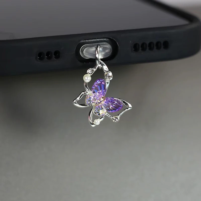 Butterfly Phone Dust Plug Hang - Mobile Tech Accessories review and price