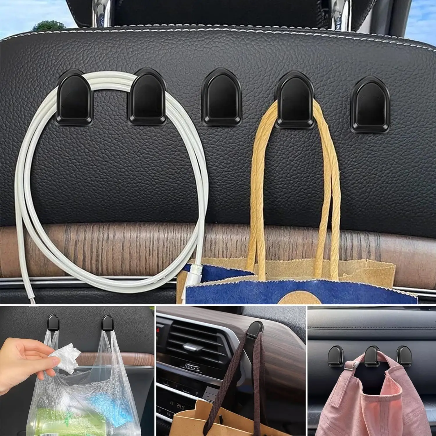 Mini Car Hooks Interior Storag - Tech Car Accessories review and price